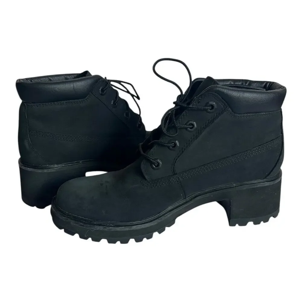 Timberland Kinsley Lug Sole Heeled Ankle Boots Size 8 - Picture 6 of 13